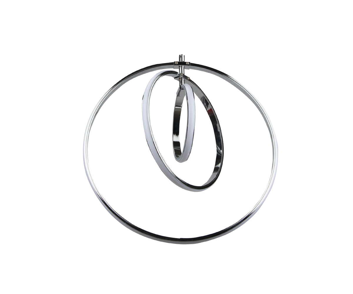 Modern chrome led circle light - Vivio Lighting