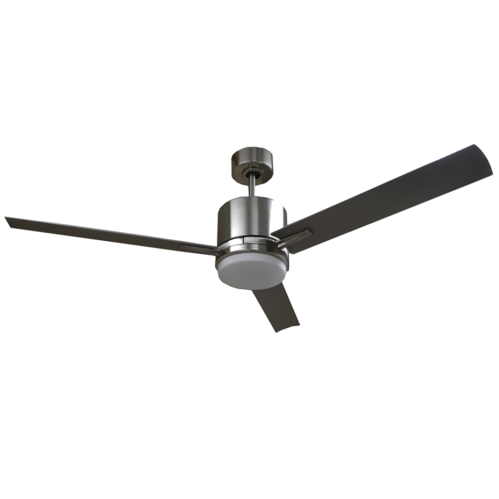 Brushed nickel ceiling fan for outdoor 3 blades